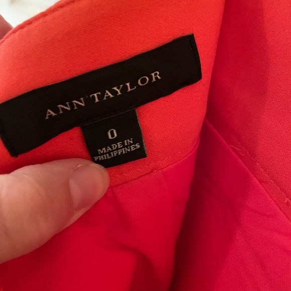 Ann Taylor Salmon Orange Skirt - Picture 3 of 4